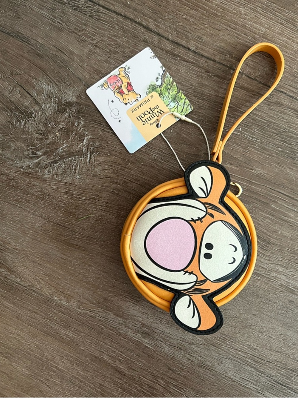 NWT Tigger Wristlet Coin Purse - Orange & Pink